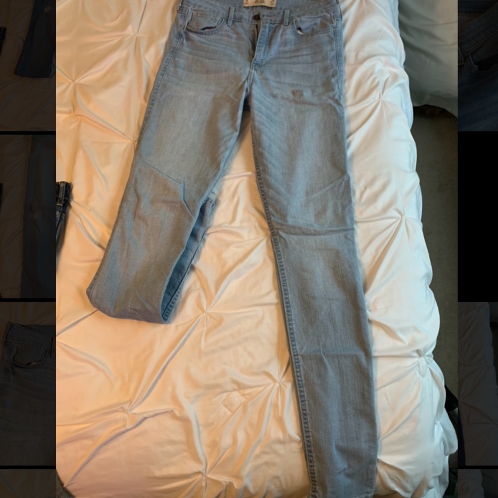 High rise skinny jeans